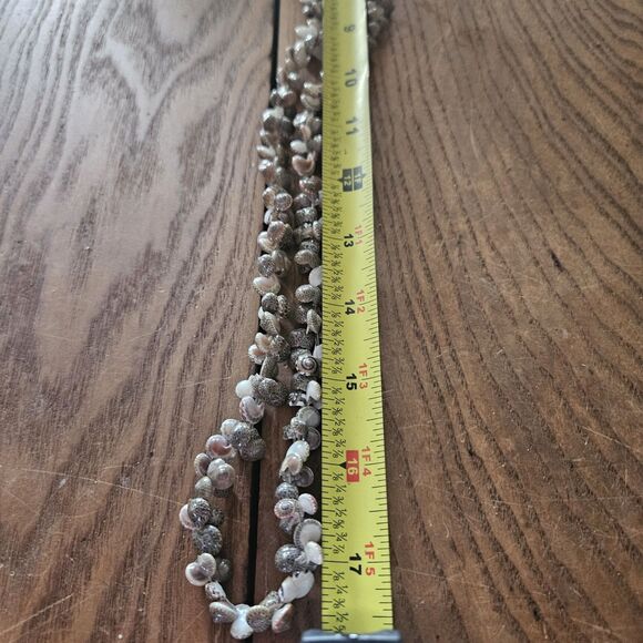 Vintage Sea Shell Rope Necklace – 36–38” Coastal Boho Description: Bring beachy - Picture 2 of 4